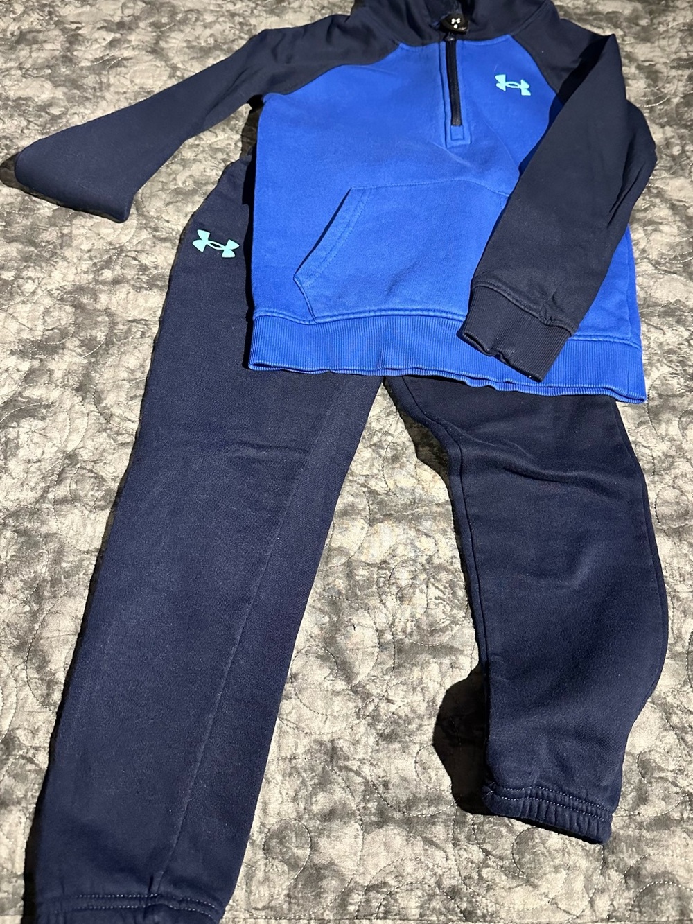 Under Armour Kids Navy & Royal Blue Sweatshirt and Joggers Set
